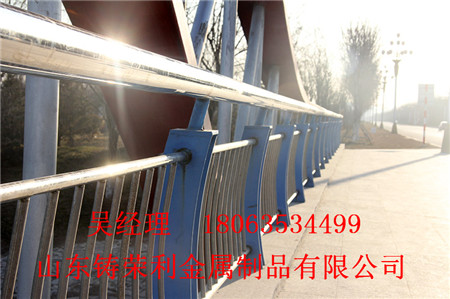 钢板立柱201不锈钢复合管护栏桥梁护栏
