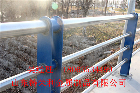 钢板立柱不锈钢复合管护栏景观景点护栏