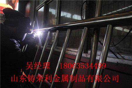 钢板立柱201不锈钢复合管护栏桥梁护栏道路护栏
